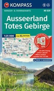 Cover von KOMPASS Wanderkarte 039 Ausseerland, Totes Gebirge 1:25.000