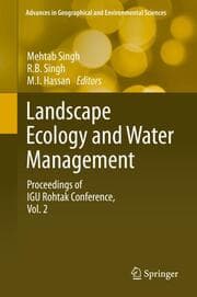 Cover von Landscape Ecology and Water Management