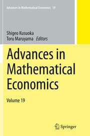 Cover von Advances in Mathematical Economics Volume 19
