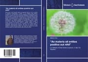 Cover von An materia sit entitas positiva aut nihil