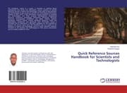 Cover von Quick Reference Sources Handbook for Scientists and Technologists