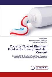 Cover von Couette Flow of Bingham Fluid with Ion-slip and Hall Current