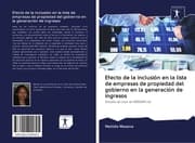 Cover von Efecto de la inclusión en la lista de empresas de propiedad del gobierno en la generación de ingresos