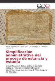 Cover von Simplificación administrativa del proceso de estancia y estadía