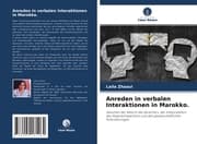 Cover von Anreden in verbalen Interaktionen in Marokko.
