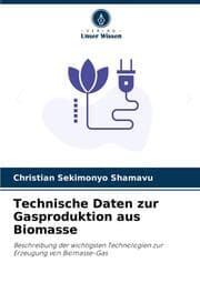 Cover von Technische Daten zur Gasproduktion aus Biomasse