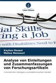 Cover von Analyse von Einleitungen und Zusammenfassungen von Forschungsartikeln