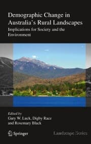Cover von Demographic Change in Australia's Rural Landscapes