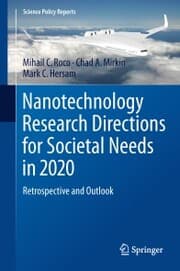 Cover von Nanotechnology Research Directions for Societal Needs in 2020