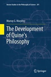 Cover von The Development of Quine's Philosophy
