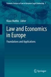 Cover von Law and Economics in Europe