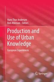 Cover von Production and Use of Urban Knowledge