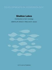 Cover von Shallow Lakes Contributions to their Limnology