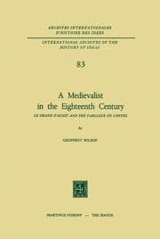 Cover von A Medievalist in the Eighteenth Century
