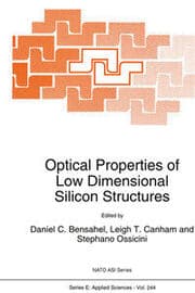 Cover von Optical Properties of Low Dimensional Silicon Structures