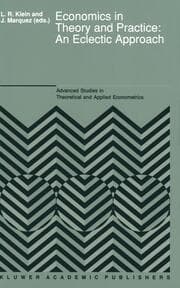 Cover von Economics in Theory and Practice: An Eclectic Approach
