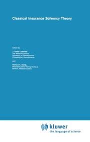 Cover von Classical Insurance Solvency Theory