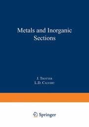 Cover von Metals and Inorganic Sections