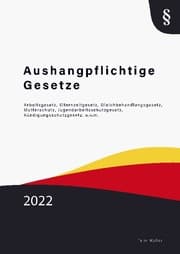 Cover von Aushangpflichtige Gesetze