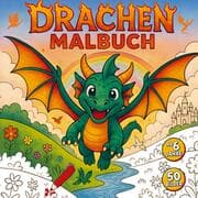 Cover von DRACHEN Malbuch für Kinder ab 6 Jahren