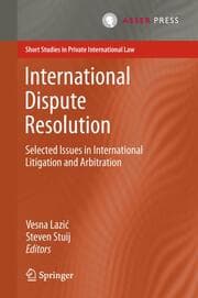 Cover von International Dispute Resolution