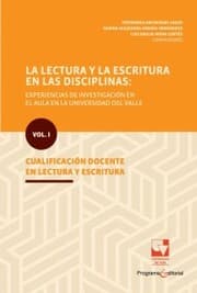 Cover von La lectura y la escritura en las disciplinas: experiencias de investigación en el aula en la Universidad del Valle.