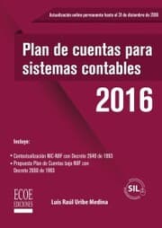 Cover von Plan de cuentas para sistemas contables 2016