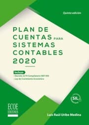 Cover von Plan de cuentas para sistemas contables 2020