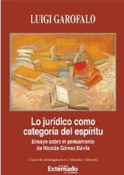 Cover von Lo jurídico como categoría del espíritu.