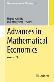 Cover von Advances in Mathematical Economics