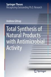 Cover von Total Synthesis of Natural Products with Antimicrobial Activity