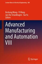 Cover von Advanced Manufacturing and Automation VIII