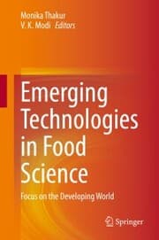 Cover von Emerging Technologies in Food Science