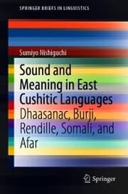 Cover von Sound and Meaning in East Cushitic Languages
