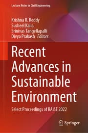 Cover von Recent Advances in Sustainable Environment