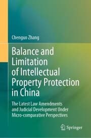 Cover von Balance and Limitation of Intellectual Property Protection in China