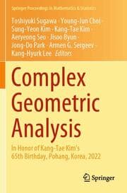 Cover von Complex Geometric Analysis