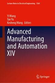 Cover von Advanced Manufacturing and Automation XIV