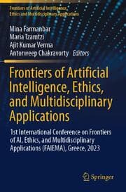 Cover von Frontiers of Artificial Intelligence, Ethics, and Multidisciplinary Applications
