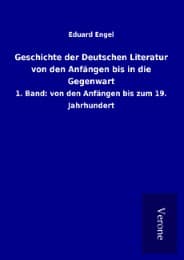 Cover von Geschichte der Deutschen Literatur von den Anfängen bis in die Gegenwart