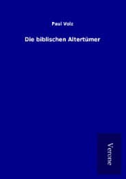 Cover von Die biblischen Altertümer