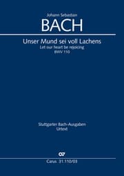 Cover von Unser Mund sei voll Lachens (Klavierauszug)