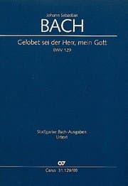 Cover von Gelobet sei der Herr, mein Gott (Klavierauszug)