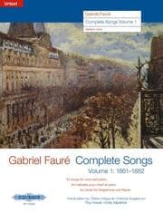 Cover von Complete Songs/Sämtliche Lieder 1: 1861-1882