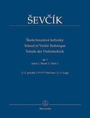 Cover von Schule der Violintechnik 2 (Skola houslové techniky) op. 1