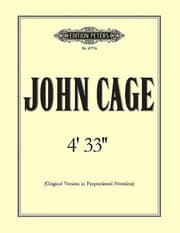 Cover von 4'33'' Original Version in Proportional Notation