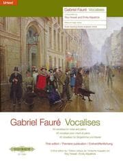 Cover von Gabriel Fauré Vocalises for medium high voice