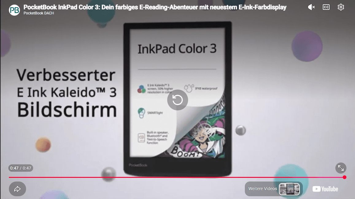 PocketBook ink pad color 3 PocketBook ink pad color 3 in der Mitte